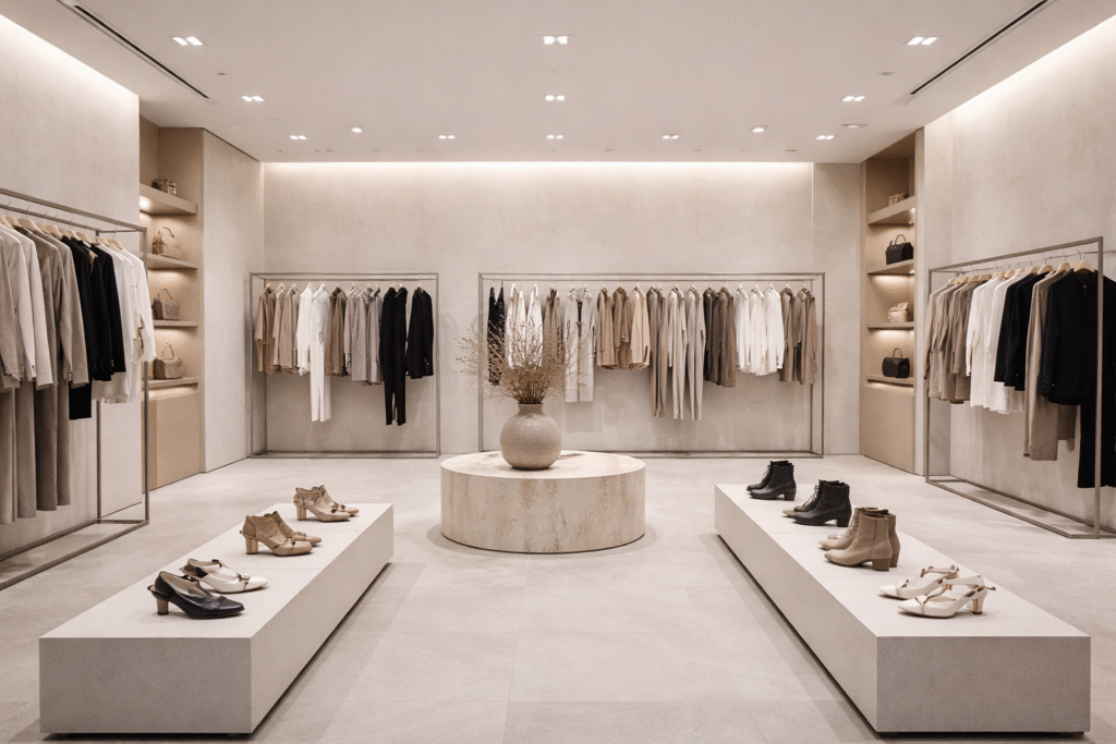 Concepto visual del sector textil orientado a tiendas multimarca